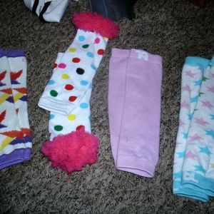 #431 Four Pairs of Baby Leg Warmers